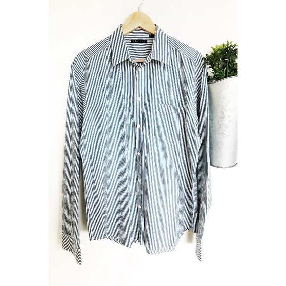 Theory Other - Theory | Mens Striped Button Down Dress Shirt